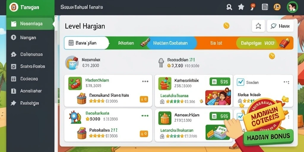 Level baru yang menantang dan seru.