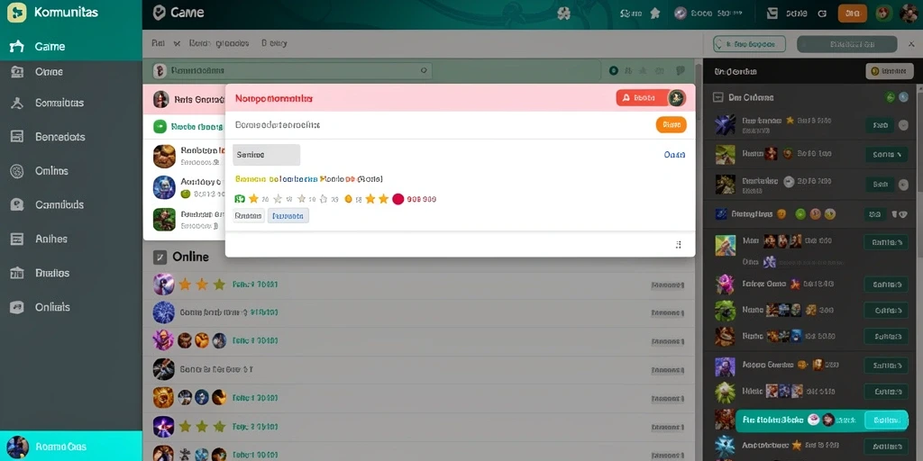 Tangkapan layar memperlihatkan fitur multiplayer yang seru.