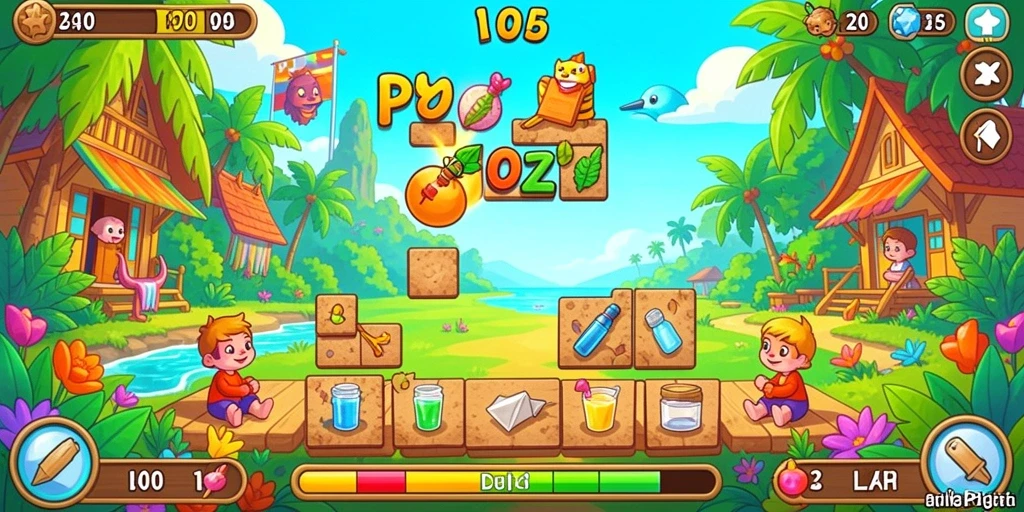 Tangkapan layar memperlihatkan fitur sosial dalam game.